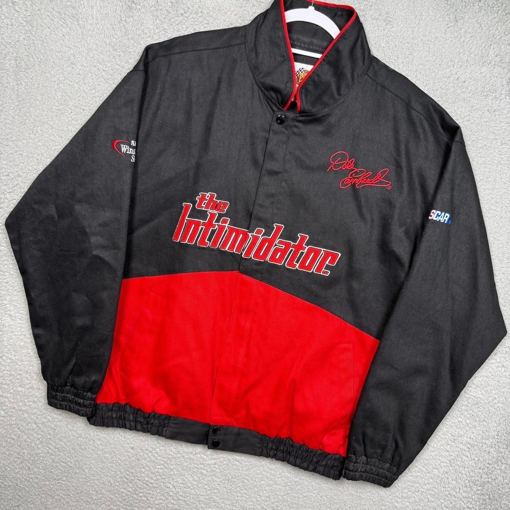 Vintage NASCAR Dale Earnhardt Sr. The Intimidator Racing Jacket
